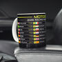 Moto 2026 Gp Racing Calendar Mug Neon Green Edition, thumbnail 1 of 5