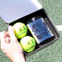 Personalised Wristband And Balls Tennis Tin Gift For Dad, thumbnail 7 of 9