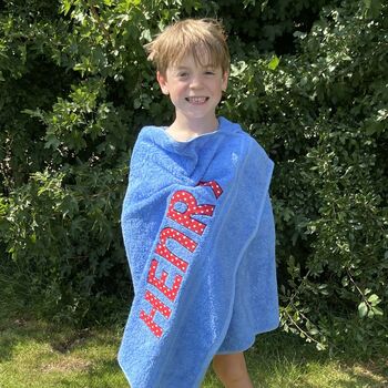 Personalised Towels With Appliqued Letters, 2 of 12