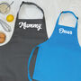 Mummy And Son Personalised Apron Set, thumbnail 5 of 6