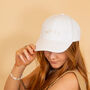 Wifey Personalised Embroidered Cap, thumbnail 2 of 10