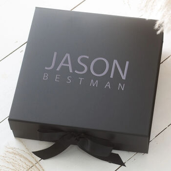 Personalised Groomsmen Box – Choose Your Colour, 8 of 8