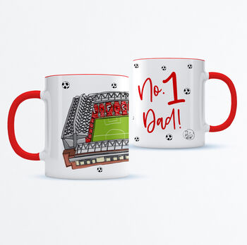 Personalised Liverpool Fc Mug, Anfield Stadium, 3 of 10