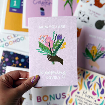 Mum Birthday Card 'Mum You Are Blooming Lovely', 2 of 2