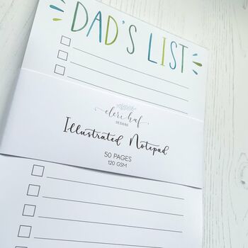 Dad's List A5 Notepad, 3 of 5