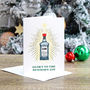 'Glory To The Newborn Gin' Christmas Card, thumbnail 3 of 3