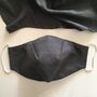 Men's Silk Lined Upcycled Cotton Face Mask, thumbnail 3 of 12