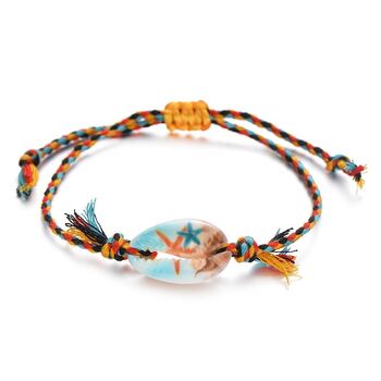 Painted Cowrie Shell Bracelet Or Anklet, 7 of 12