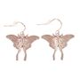 Luna Moth Earrings, thumbnail 3 of 3