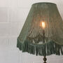 Reclaimed Lampshade In Recycled Cotton, Large Scallop, thumbnail 3 of 3