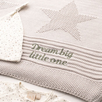 Baby Girl Pink Big Star Blanket, 4 of 11