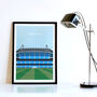 Manchester City Football Stadium Art Print Personalised Gift, thumbnail 2 of 5