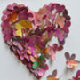 Indian Summer 3D Framed Butterfly Heart Picture, thumbnail 2 of 9