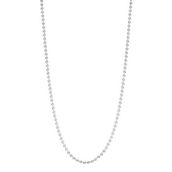 Sterling Silver Ladies Chain Diamond Cut Disc, 2 of 4