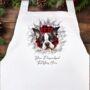 Personalised Christmas Boston Terrier Break Through, thumbnail 4 of 10