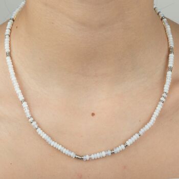 Moonstone Beaded Necklace, 3 of 5