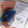 Labradorite Rough Crystal Gift – Polished And Raw, Bag, thumbnail 1 of 6