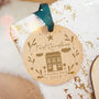 Personalised 1st Christmas In Our New Home Bauble, thumbnail 1 of 2