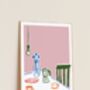 Breakfast Scene Kitchen Print, thumbnail 3 of 4