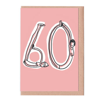Bendy Milestone Birthday Age Cards, 12 of 12