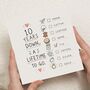 10th Tin Wedding Anniversary Card Husband Wife, thumbnail 1 of 7