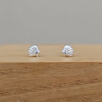 Set Of 3 'Under The Sea' Sterling Silver Stud Earrings, 2 of 5