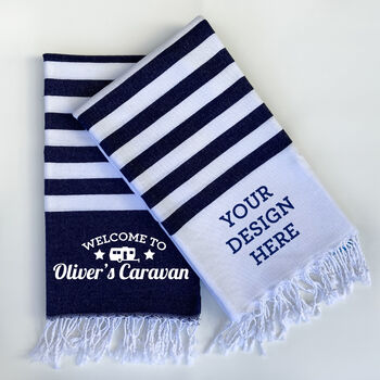 Personalised Towel And Carrier Strap, Sustainable Gift, 3 of 8