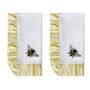 Bee Set Of Two Embroidered Napkins, thumbnail 1 of 2