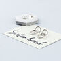 Sisters Sterling Silver Circle Earrings, thumbnail 5 of 8
