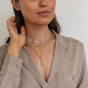 Gold Or Silver Plated Statement Necklace, 2 of 9