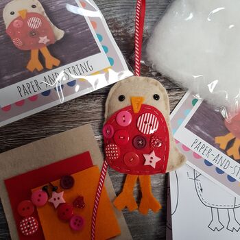 Robin Decoration Mini Sewing Kit, 2 of 4