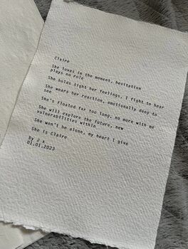 Personalised Custom Typewriter Letter, Envelope And Wax Seal, 3 of 3
