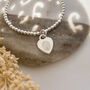 Personalised Fingerprint Mini Heart Bracelet, thumbnail 1 of 9