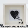 Black Butterfly 3D Framed Heart, Colour Choice, thumbnail 2 of 5