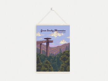 Great Smoky Mountains National Park Travel Poster Print, 6 of 8