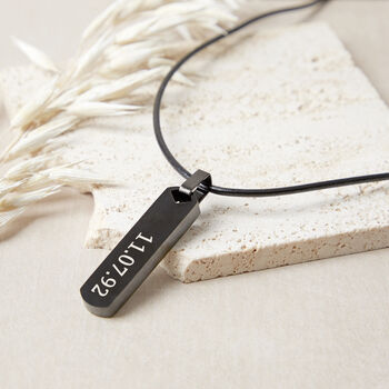 Special Date Personalised Pendant For Dad, 6 of 10