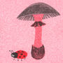 Mushroom Medley Risograph Print, thumbnail 2 of 3