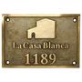 Personalised House Name And Number Plaque, thumbnail 1 of 7