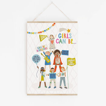 Girls Can Be… Children's Print, 5 of 5