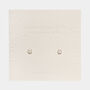 Petite Sterling Silver Fresh Water Pearl Bridesmaid Earrings, thumbnail 1 of 7