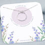 Sterling Silver Circle Necklace, Friendship And Family, thumbnail 1 of 4