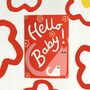 'Hello Baby' Greetings Card, thumbnail 2 of 2