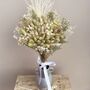 Green Dried Flower Bouquet With Gypsophila, thumbnail 3 of 5
