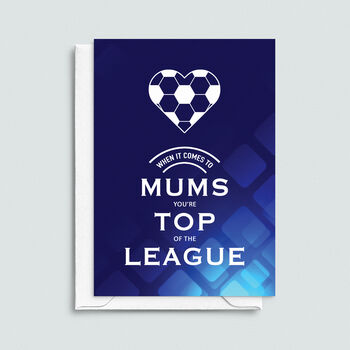 'Top Of The League' Football Card For Mum, 2 of 2