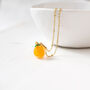 Orange Pendant Necklace, thumbnail 4 of 7