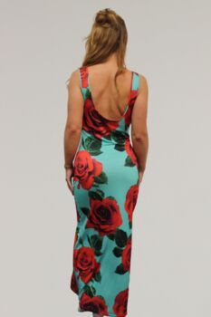 Floral Stretch Maxi Dress, 2 of 3