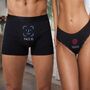 Funny Valentines Gifts For Him Face ID Underwear For Couples, thumbnail 5 of 10
