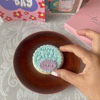Birthday Letterbox Personalised Vanilla Cookie, 10 of 12