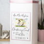 Moon And Stars Photo Christening Baptism Card Post Box, thumbnail 2 of 2