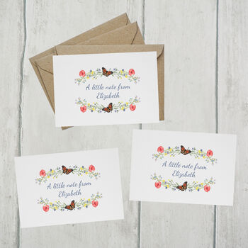Personalised Floral Notecards, 4 of 5